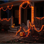 Halloween Lichterkette Kürbis Orange – Wetterfest