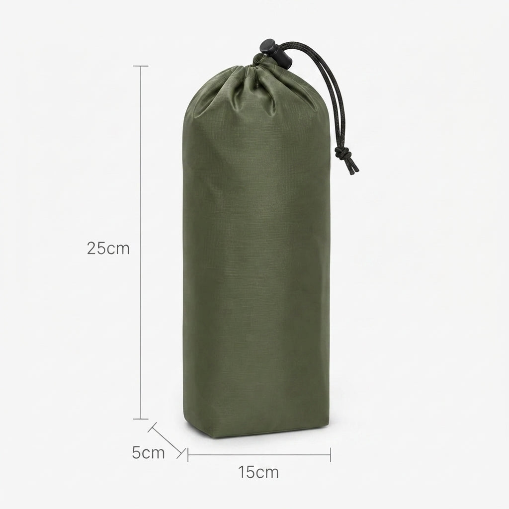 3-in-1 Regenponcho wasserdicht aus Ripstop-Nylon