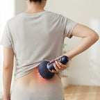 4-in-1 Massagegerät – Wärme, Vibration, Mikrostrom & Rotlicht