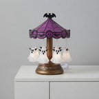 Geister-Karussell-Lampe mit warmweißem Licht