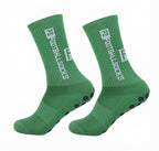 Sportsocken mit Silikon-Grip und Baumwoll-Spandex