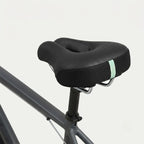 Ergonomischer Fahrradsattel noselos – breite Sitzfläche mit Federdämpfung