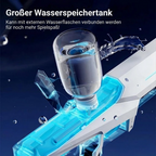 Electric Water Gun 1L Tank — Fully Automatic, 10m Range, Lithium Battery