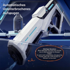 Electric Water Gun 1L Tank — Fully Automatic, 10m Range, Lithium Battery