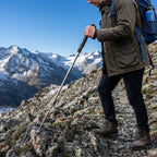 Wanderstock klappbar mit Pop-Up-Mechanismus