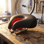 Nose-less bicycle saddle – Pressure-free & ergonomically padded
