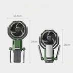 Camping-Ventilator mit LED-Licht und Solar-Powerbank
