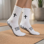 Rutschfeste Yoga-Socken mit Grip-Sohle
