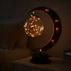 Mondlampe mit Farbwechsel und Holzständer
