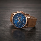 Men's chronograph with waterproof case