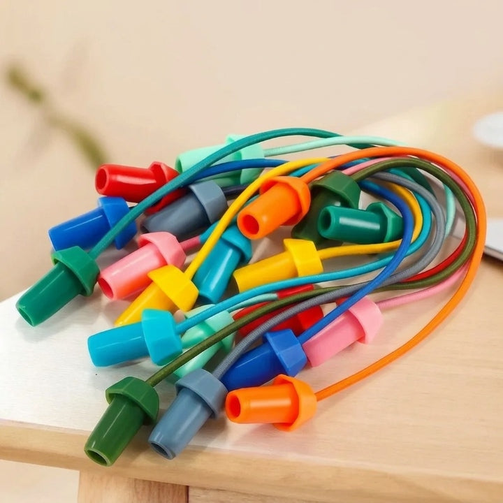 Logic rope game with 10 ropes, including storage bag
