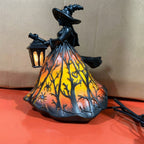 Hexenlampe Deko mit Laterne – Warmes Licht für Herbstabende