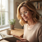 Progressive varifocal glasses with blue light filter