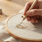 Tamburierstickerei-Nadel-Set mit auswechselbaren Nadeln