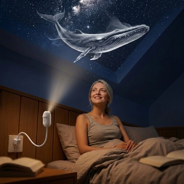 Galaxy Projektor mit Nachtlicht – 2-in-1 LED Sternenhimmel
