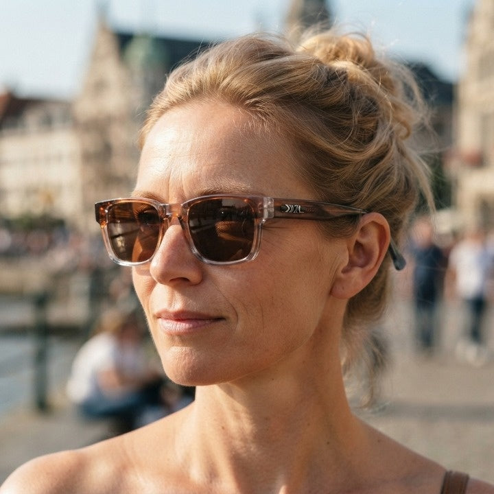 Polarisierte Sonnenbrille Retro-Design mit UV400-Schutz – Unisex