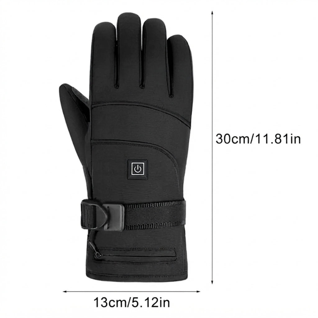 Beheizte Handschuhe wasserdicht mit 3 Heizstufen