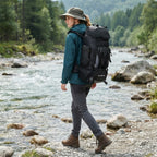 Trekkingrucksack 90L Wasserabweisend – Wander- und Campingrucksack mit Tragesystem