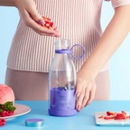 Portable Mixer Bottle 420 ml – Fresh Smoothies in Seconds, Cordless