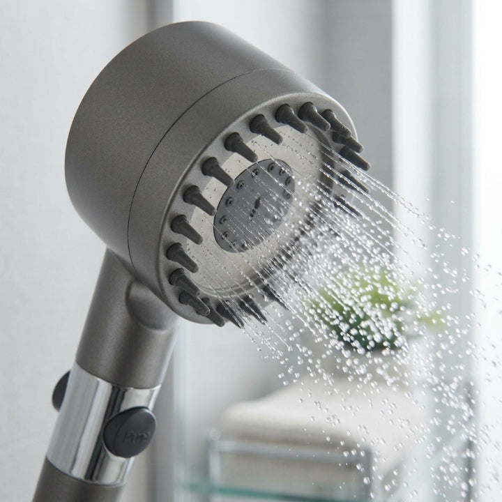 Metal showerhead with 9-layer filter, water pressure +200%