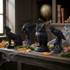 Kerzenhalter Gotik-Stil aus Kunstharz mit Tiermotiv