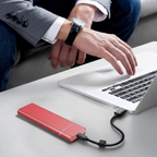 8TB External SSD — USB 3.1 Type-C, Plug & Play, Aluminum
