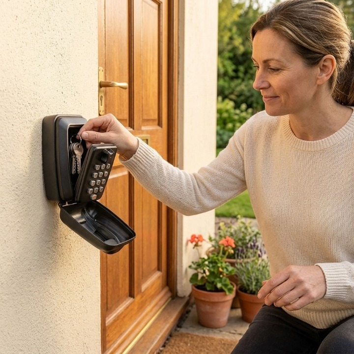 Key Safe with Combination Lock — Weatherproof, Wall-Mounted, Always Accessible