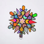 Fensterbild Acryl Mosaik Design – Wetterfest für Garten und Fenster