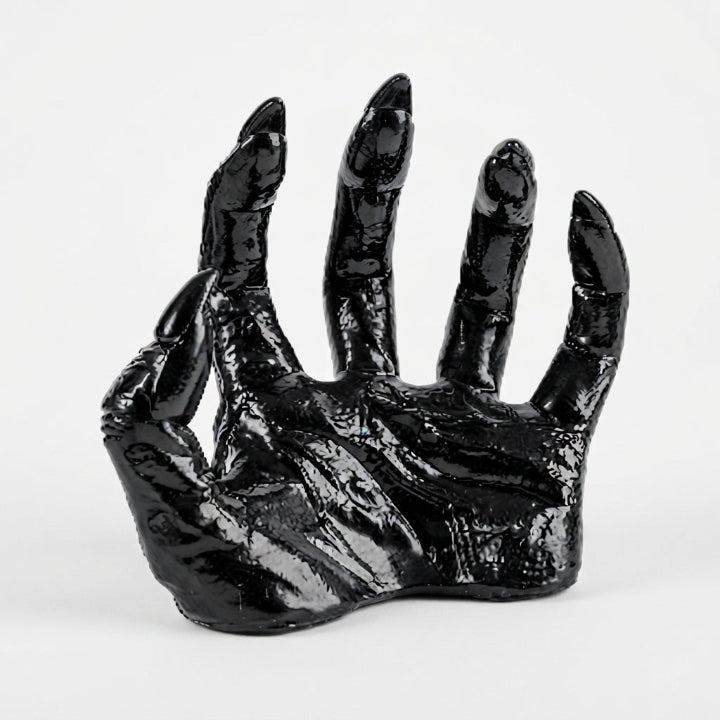 Gruselhand Wanddeko mit Kerzenhalter