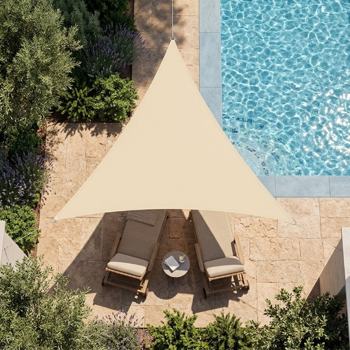 Triangular Sunshade Sail – UV and Weather Protection for Outdoors