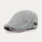 Men's Flat Cap with Mesh Ventilation – Cool & Adjustable