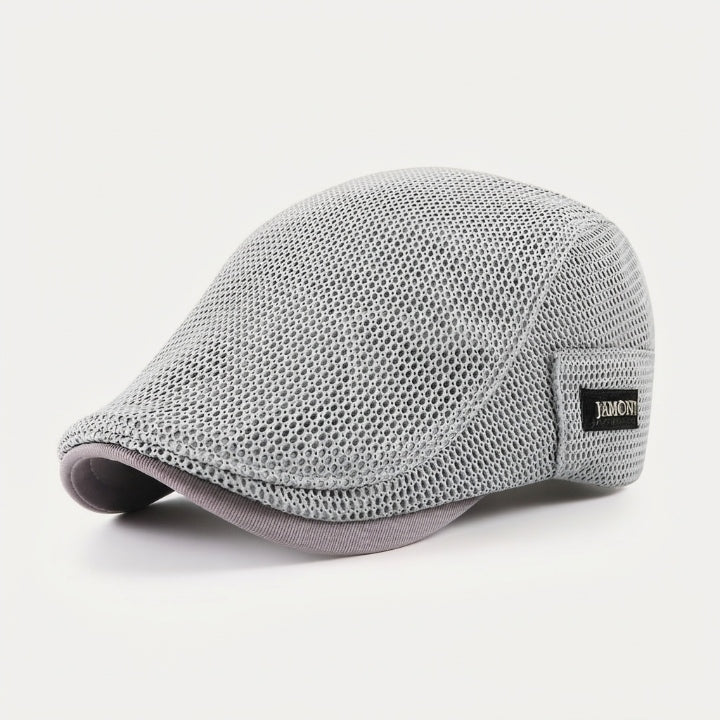 Herren-Schiebermütze aus Baumwolle mit Mesh-Belüftung, verstellbar 58–59 cm, 5 Farben