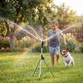 360° Lawn Sprinkler with Tripod – Evenly Water Large Areas