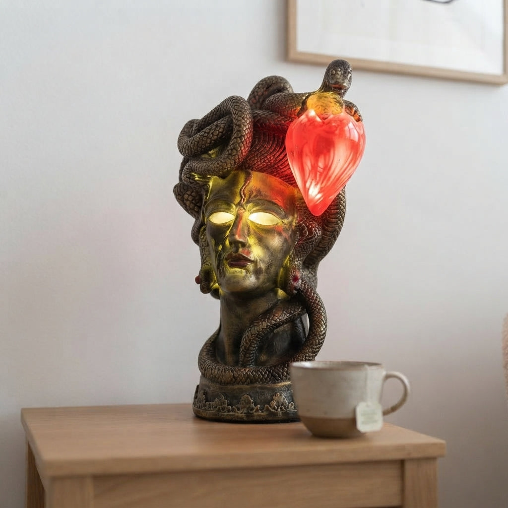 Medusa-Tischlampe mit LED-Beleuchtung