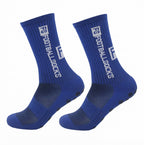 Sportsocken mit Silikon-Grip und Baumwoll-Spandex