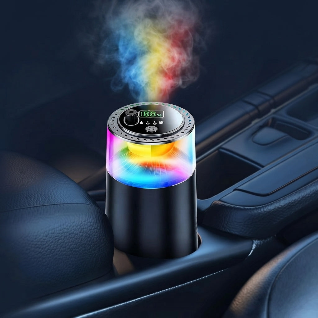 Auto-Aromadiffusor mit Ambiente-Licht und Sternenhimmel-Projektion