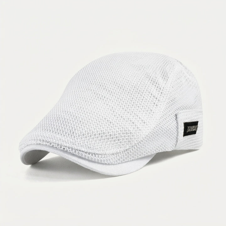 Herren-Schiebermütze aus Baumwolle mit Mesh-Belüftung, verstellbar 58–59 cm, 5 Farben