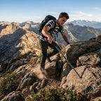 Wanderstock klappbar mit Pop-Up-Mechanismus