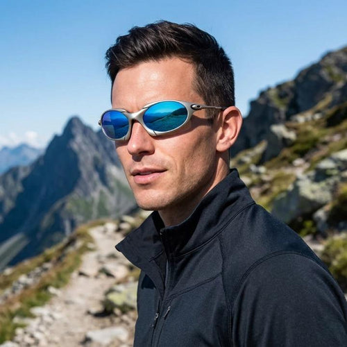 Sportsonnenbrille Herren polarisiert UV-Schutz 30g – Leicht, robust, für Sport, Radfahren, Wandern und Outdoor-Aktivitäten – Mivoza