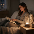 Kabellose LED-Tischlampe, Akku 2000mAh, Touch-Dimmer, 3 Farbtemperaturen