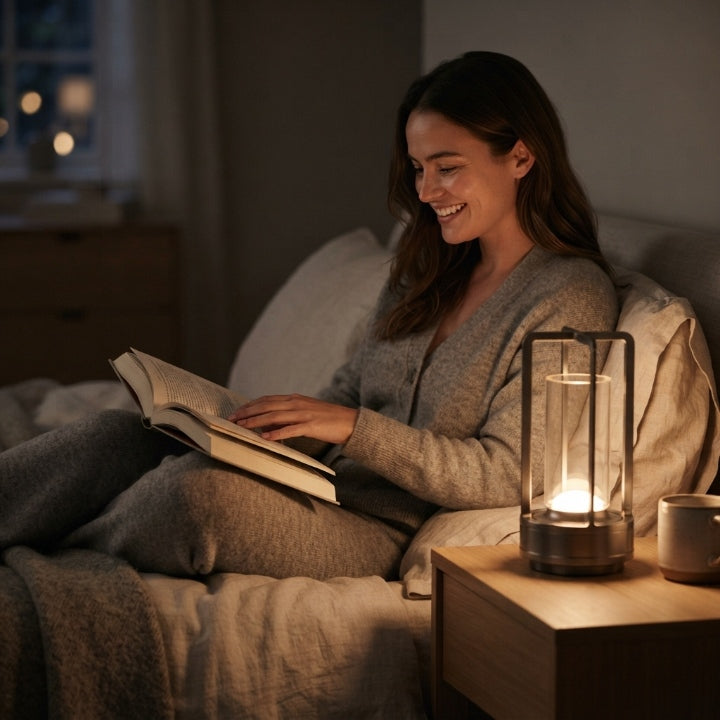 Kabellose LED-Tischlampe, Akku 2000mAh, Touch-Dimmer, 3 Farbtemperaturen