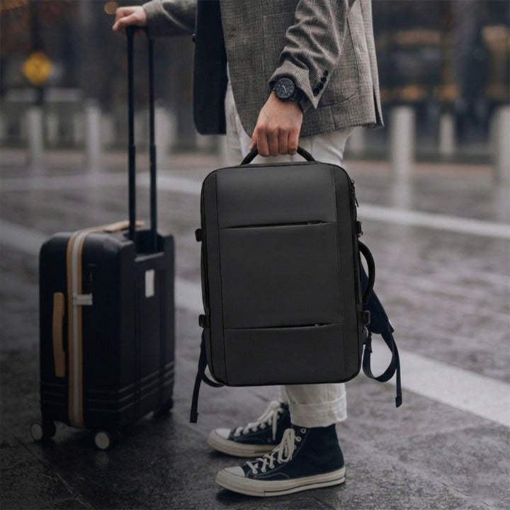 Expandable 17.3-Inch Waterproof Laptop Backpack