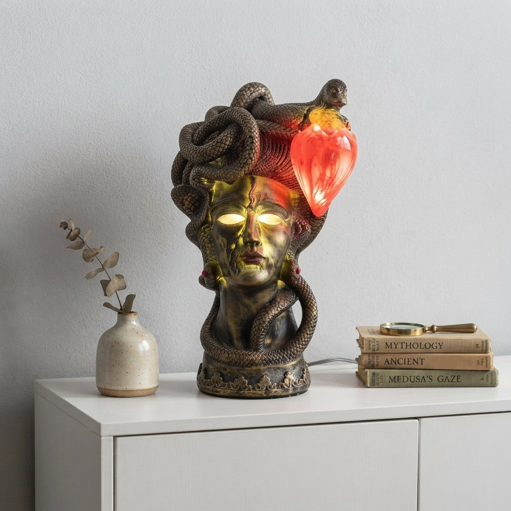 Medusa-Tischlampe mit LED-Beleuchtung