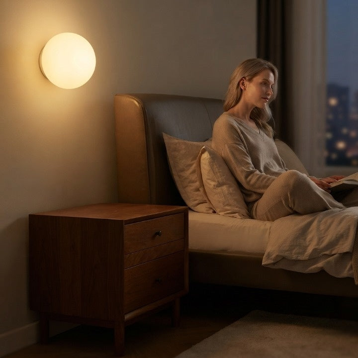 Wall Lamp Glass Sphere Modern – Minimalist Wall Light