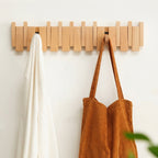 Wandgarderobe Holz mit Haken
