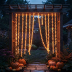 Halloween Lichterkette Kürbis Orange – Wetterfest
