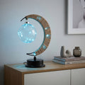 Mondlampe mit Farbwechsel und Holzständer