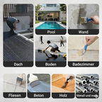 Waterproof sealing — permanently protects walls, roofs & facades