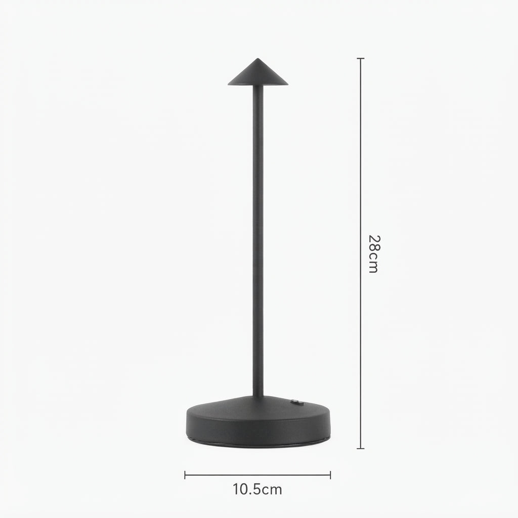 LED-Tischleuchte kabellos mit dimmbarem Licht