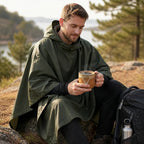3-in-1 Regenponcho wasserdicht aus Ripstop-Nylon